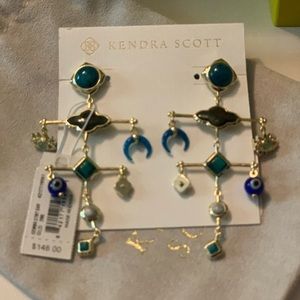 Kendra scott Gemma charm statement Earrings Nwt